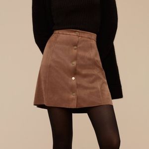 Aritzia Wilfred Free button skirt
